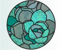 geometric floral custom stained glass patterns