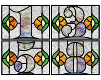 (image for) 1-3-5-8 victorian number stained glass patterns