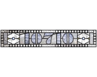 (image for) 10710 transom pattern (numbers for stained glass)