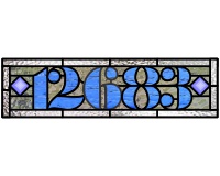 (image for) 12683 stained glass transom pattern, numbers, pdf download