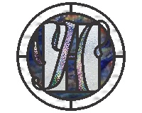 (image for) Alphabet double ups "H" round with border, slightly simpler