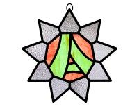 (image for) Alphabet christmas star "A"