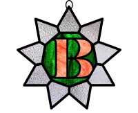 (image for) Alphabet christmas star "B" var 1