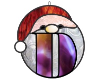 (image for) Alphabet santa ornament "D"