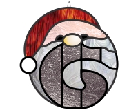 (image for) Alphabet santa ornament "G"