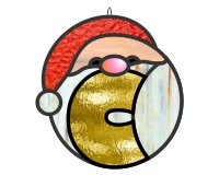 (image for) Alphabet santa ornament "C"