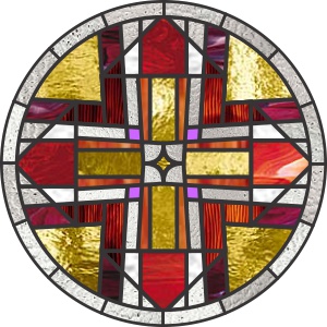 (image for) Nested crosses, var 3, round pattern for stained glass - Click Image to Close
