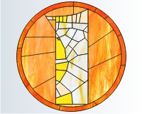 (image for) 1 mosaic round stepping stone