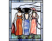 (image for) 3 Sisters (stained glass pattern)