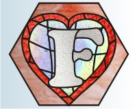 (image for) Alphabet broken hearts "F"