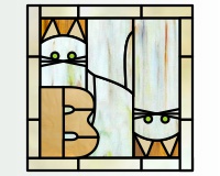 (image for) Alphabet crazy cats B