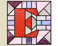 (image for) Alphabet-quilt block "E" 1