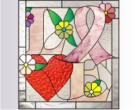 (image for) Breast cancer LOVE ribbon 1