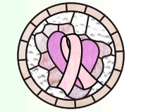 (image for) Breast cancer pattern 2 (pink ribbon)