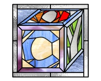 baby blocks custom stained glass nursery pattern alphabet