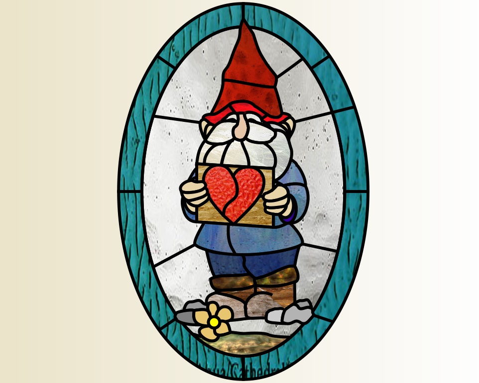 (image for) Gnome heart oval