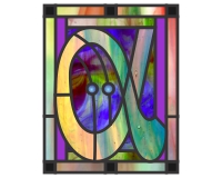 greek stained glass alphabet patterns